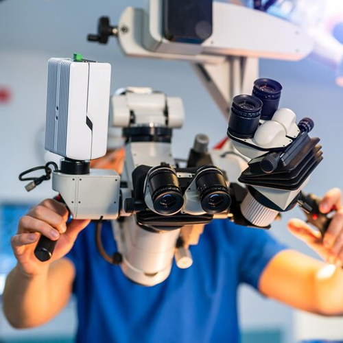 Operating microscope ENT surgery CRH Greater Noida